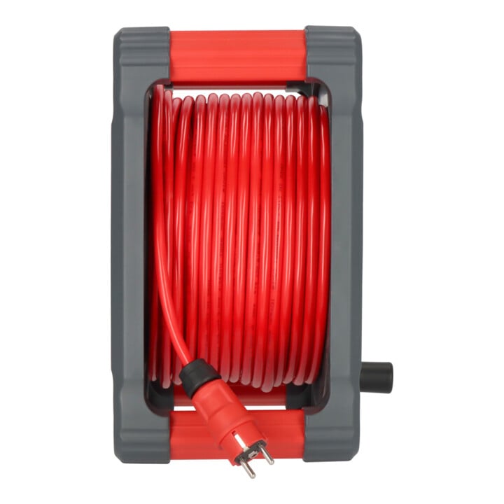 Brennenstuhl Kabeltrommel KA 5210 5 IP44 50m H07BQ-F 3G2,5 rot