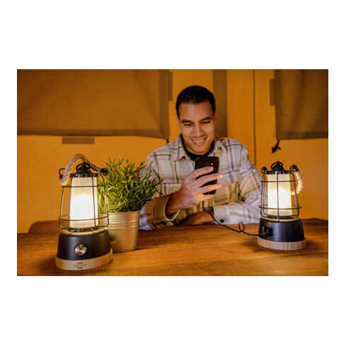 Brennenstuhl Lampada da campeggio ad accumulatore LED CAL 1 350lm, IP44