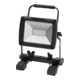 Brennenstuhl Lampe LED SMD portable et rechargeable 730 lumen (10W, IP54, Batterie Li-Ion remplaçable, autonomie 3h, montage sur trépied possible), Noir-1