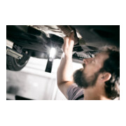 Brennenstuhl LED Accu Zaklamp HL 201 A / LED Werkplaatslamp met Accu (250 + 70lm, verstelbare voet, handzame werklamp met magneet en haak, inclusief USB C-kabel)-4