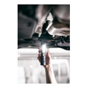 Brennenstuhl LED Akku Handleuchte HL 201 A / LED Werkstattlampe mit Akku (250 + 70lm, knickbarer Haltefuß, handliche Arbeitsleuchte mit Magnet und Haken, inklusive USB C Kabel)-2