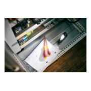 Brennenstuhl LED Akku Handleuchte HL 201 A / LED Werkstattlampe mit Akku (250 + 70lm, knickbarer Haltefuß, handliche Arbeitsleuchte mit Magnet und Haken, inklusive USB C Kabel)-5