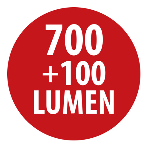 Brennenstuhl LED Akku Handleuchte HL 701 A / LED Arbeitsleuchte für außen IP54 (700+100lm, inklusive USB C Ladekabel, bis zu 10h Leuchtdauer, LED Taschenlampe mit Magneten und Haken)