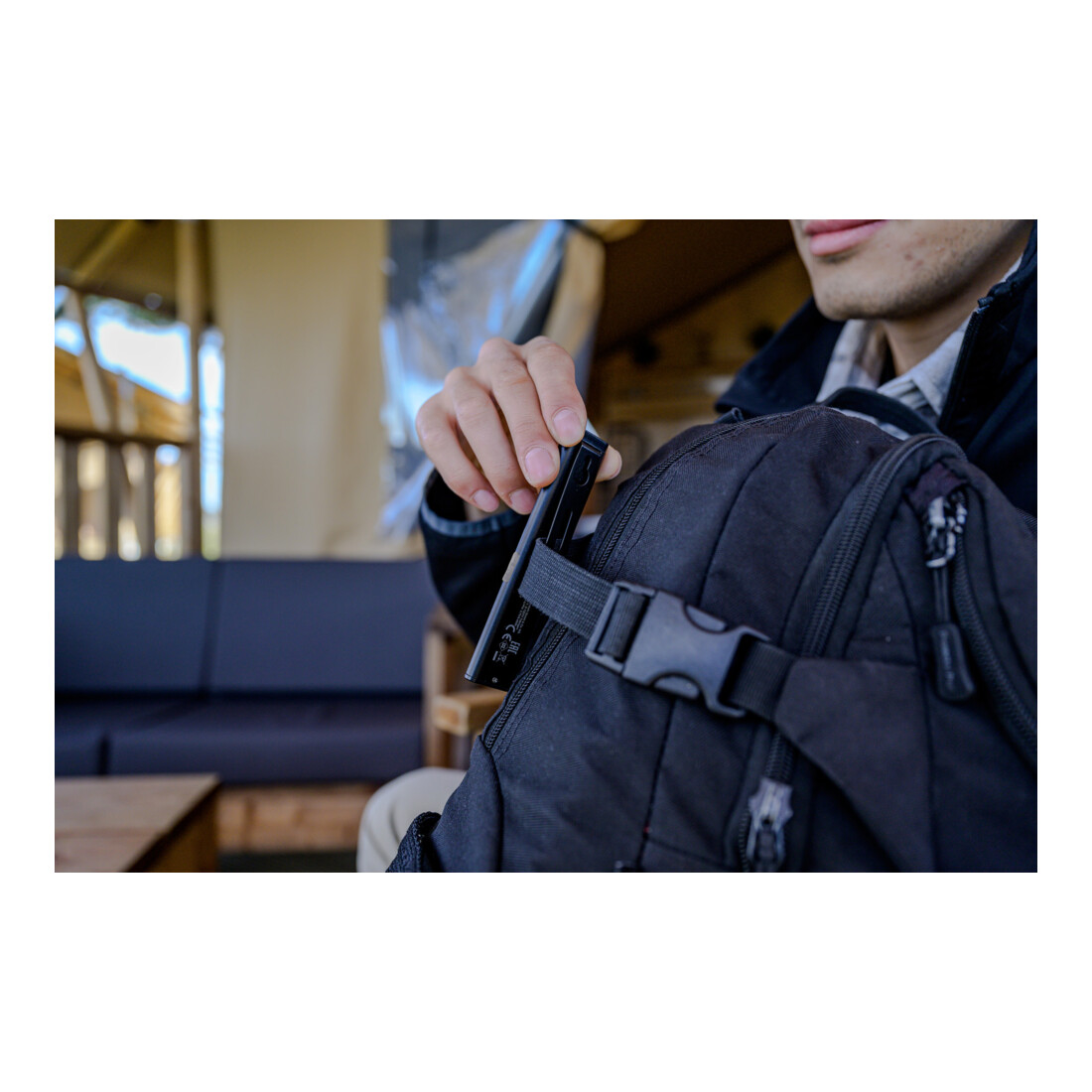 Brennenstuhl LED Akku Handleuchte PL 200 AC / LED Taschenlampe mit COB LED (200lm, inklusive USB C-Ladekabel, bis zu 12h Leuchtdauer, Inspektionsleuchte COB mit Magnet und Clip)