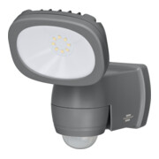 Brennenstuhl LED Spot LUFOS / Spot extérieur à LED sans fil avec batterie et détecteur de mouvement (avec 8 LED de marque, 440 lumen, pour l'extérieur IP44, avec réglage de fonctions supplémentaires)