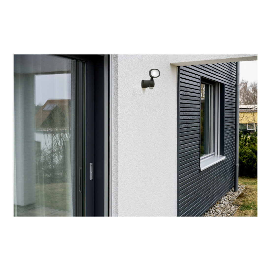 LUFOS Projecteur LED batterie avec détecteur de mouvement infrarouge IP44