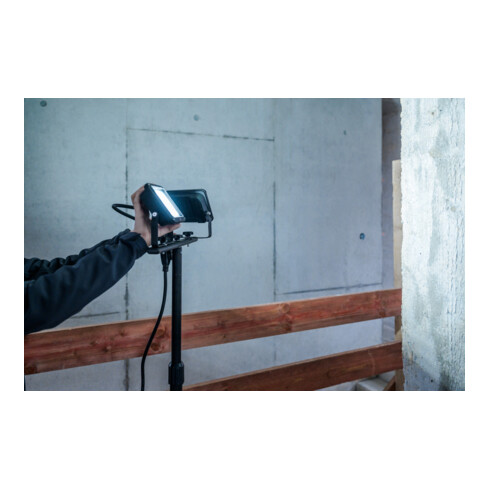 Brennenstuhl LED Statiefstrahler JARO 6060 T (2x20W, 4800lm, 6500K, IP65, LED Werkstrahler met statief en 3m kabel)