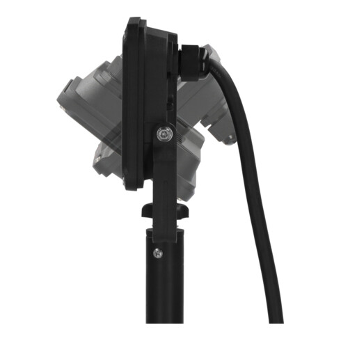 Brennenstuhl LED Stativstrahler JARO 3060 T (20W, 2300lm, 6500K, IP65, LED Arbeitsstrahler mit Stativ und 3m Kabel)