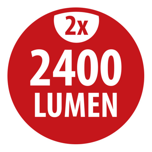 Brennenstuhl LED Stativstrahler JARO 6060 T (2x20W, 4800lm, 6500K, IP65, LED Arbeitsstrahler mit Stativ und 3m Kabel)