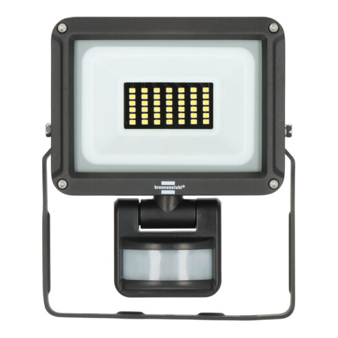 Brennenstuhl LED Strahler JARO 3060 P (LED Wandstrahler für außen IP65, 20W, 2300lm, 6500K, mit Bewegungsmelder und Dämmerungssensor)