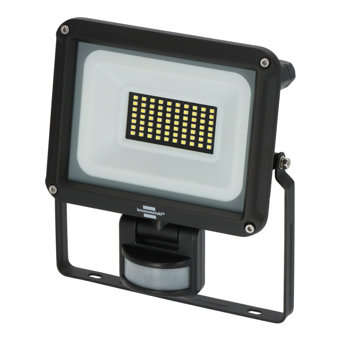 Brennenstuhl LED Strahler JARO 4060 P (LED Wandstrahler für außen IP65, 30W, 3450lm, 6500K, mit Bewegungsmelder und Dämmerungssensor)