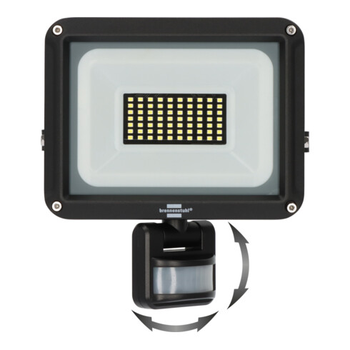 Brennenstuhl LED Strahler JARO 4060 P (LED Wandstrahler für außen IP65, 30W, 3450lm, 6500K, mit Bewegungsmelder und Dämmerungssensor)