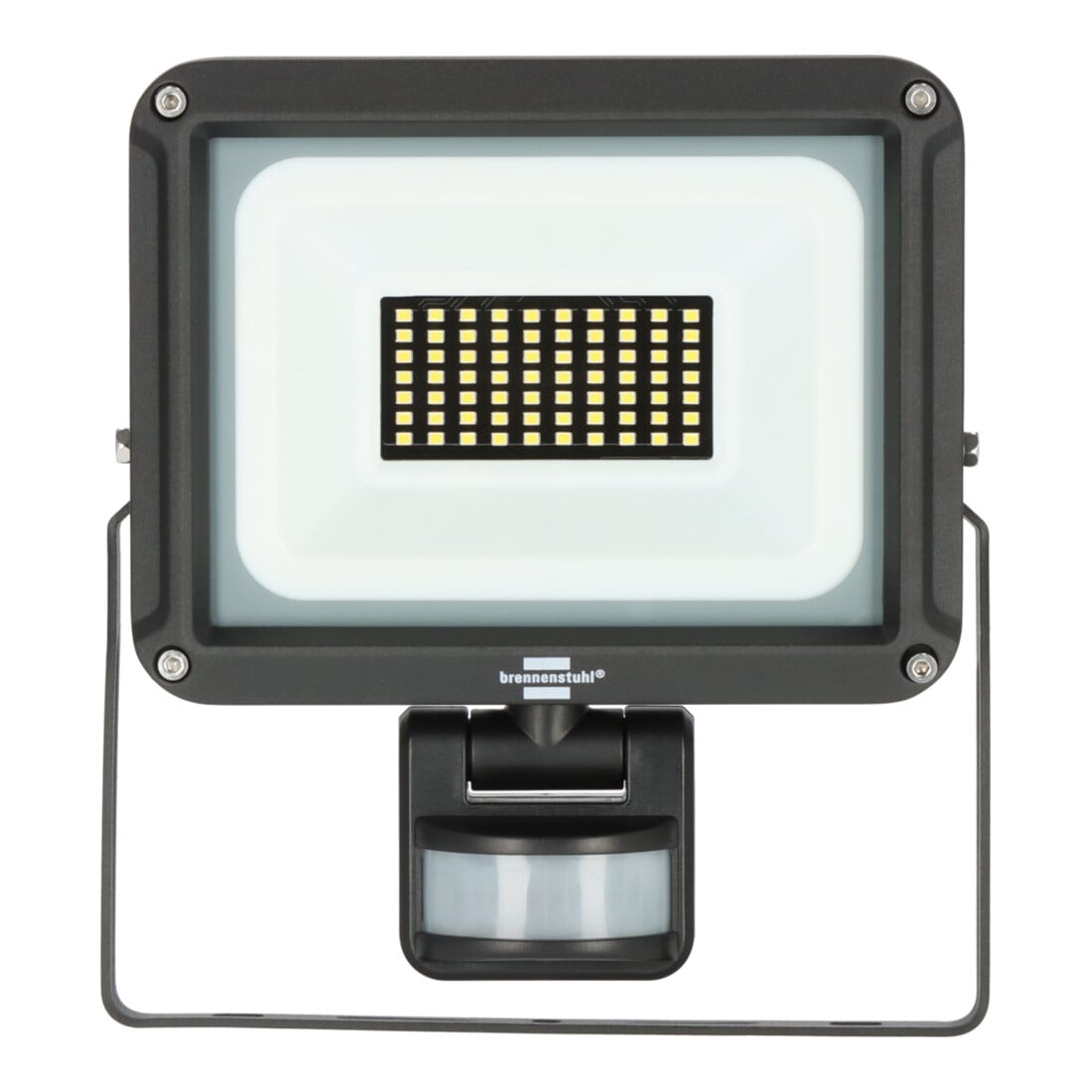 Brennenstuhl LED Strahler JARO 4060 P (LED Wandstrahler für außen IP65, 30W, 3450lm, 6500K, mit Bewegungsmelder und Dämmerungssensor)