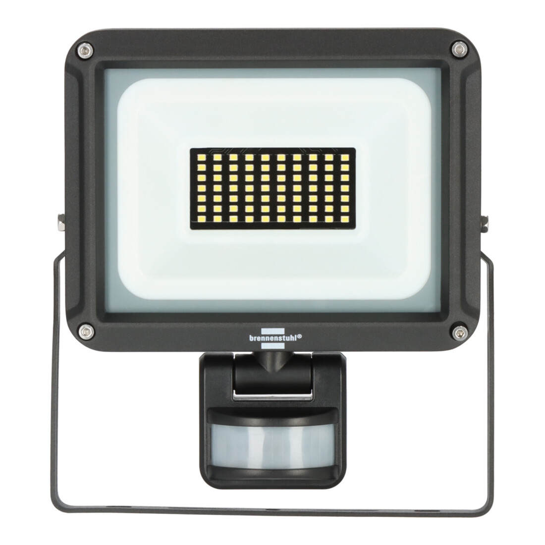 Brennenstuhl LED Strahler JARO 4060 P (LED Wandstrahler für außen IP65, 30W, 3450lm, 6500K, mit Bewegungsmelder und Dämmerungssensor)