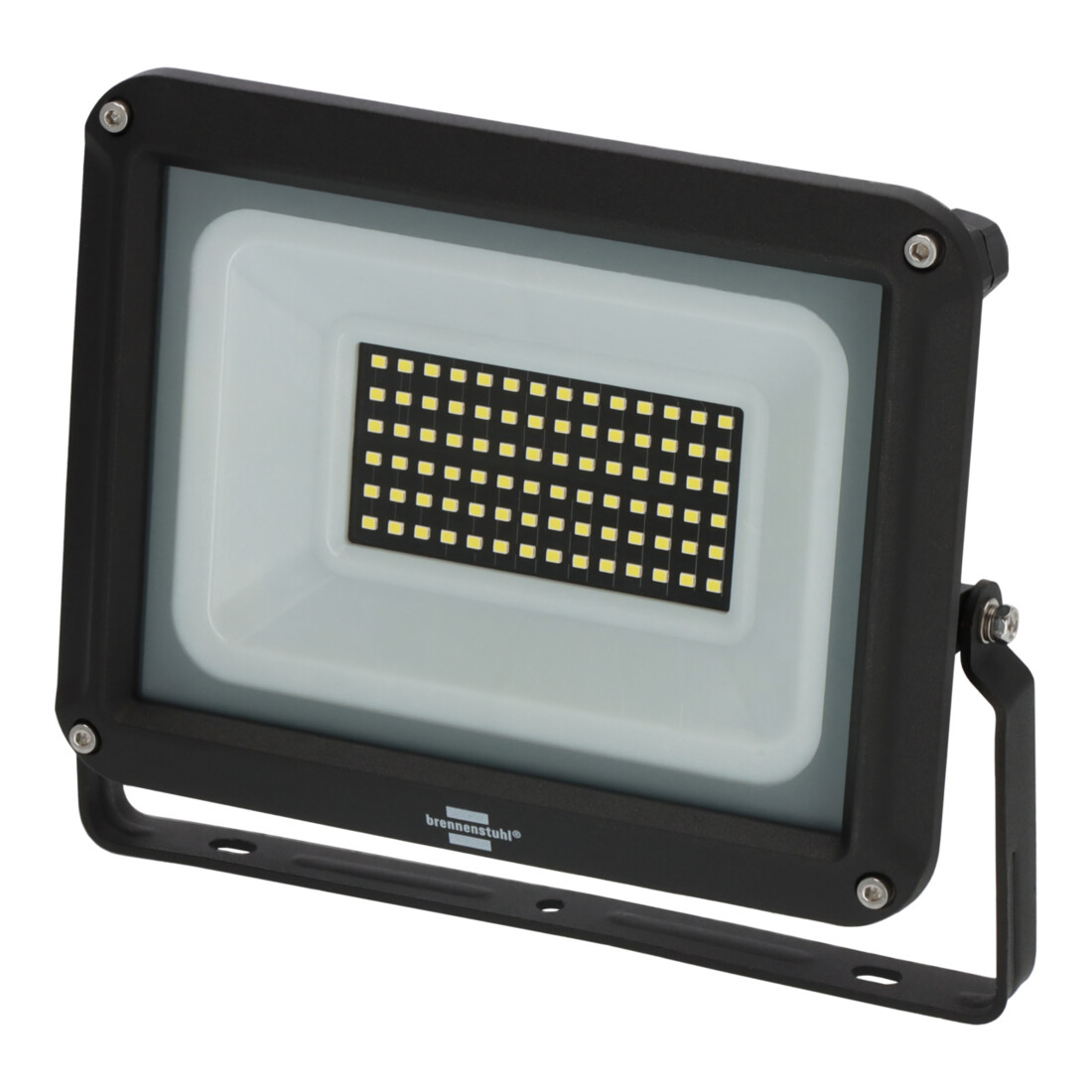Brennenstuhl LED Strahler JARO 7060 / LED-Leuchte 50W für außen (LED-Außenstrahler zur Wandmontage, LED-Fluter 5800lm aus Aluminium, IP65)