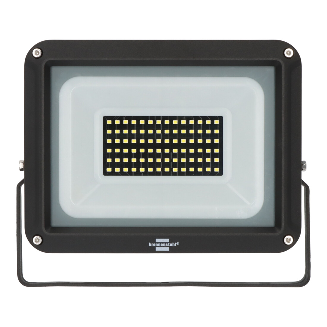 Brennenstuhl LED Strahler JARO 7060 / LED-Leuchte 50W für außen (LED-Außenstrahler zur Wandmontage, LED-Fluter 5800lm aus Aluminium, IP65)