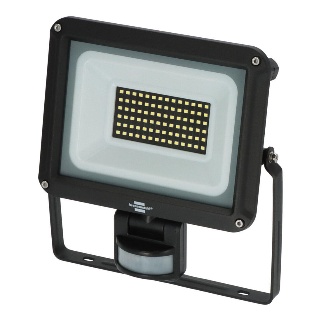 Brennenstuhl LED Strahler JARO 7060 P (LED Wandstrahler für außen IP65, 50W, 5800lm, 6500K, mit Bewegungsmelder und Dämmerungssensor)