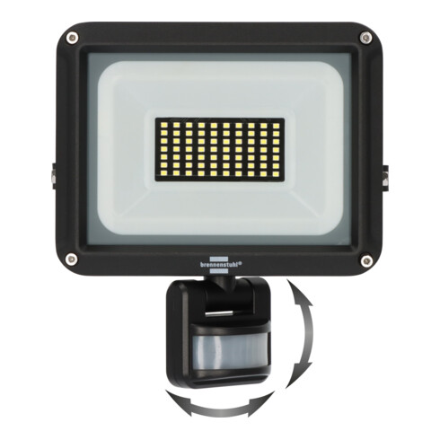 Brennenstuhl LED Straler JARO 4060 P (LED Wandstraler voor buiten IP65, 30W, 3450lm, 6500K, met bewegingsmelder en schemersensor)
