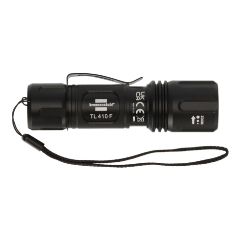 Brennenstuhl LED Zaklamp LuxPremium TL 410 F/Handlamp met heldere CREE-LED (350lm, tot 34u brandduur, 136m bereik, IP44 beschermd)