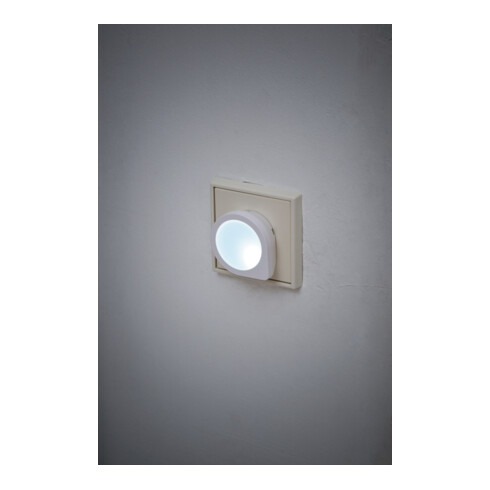 Brennenstuhl Luce notturna a LED NL 01 QD, bianca con sensore crepuscolare