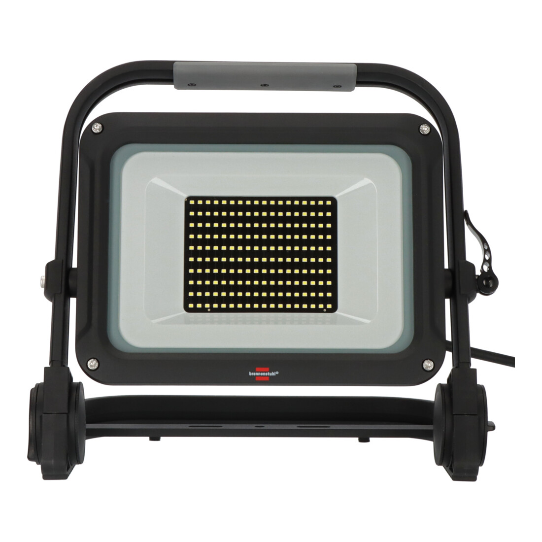 Brennenstuhl Mobiele LED Straler JARO 14060 M / LED-lamp 100W voor buiten (LED-buitenstrahler met 5m kabel, LED-schijnwerper 11500lm aluminium, dimbaar, IP65)