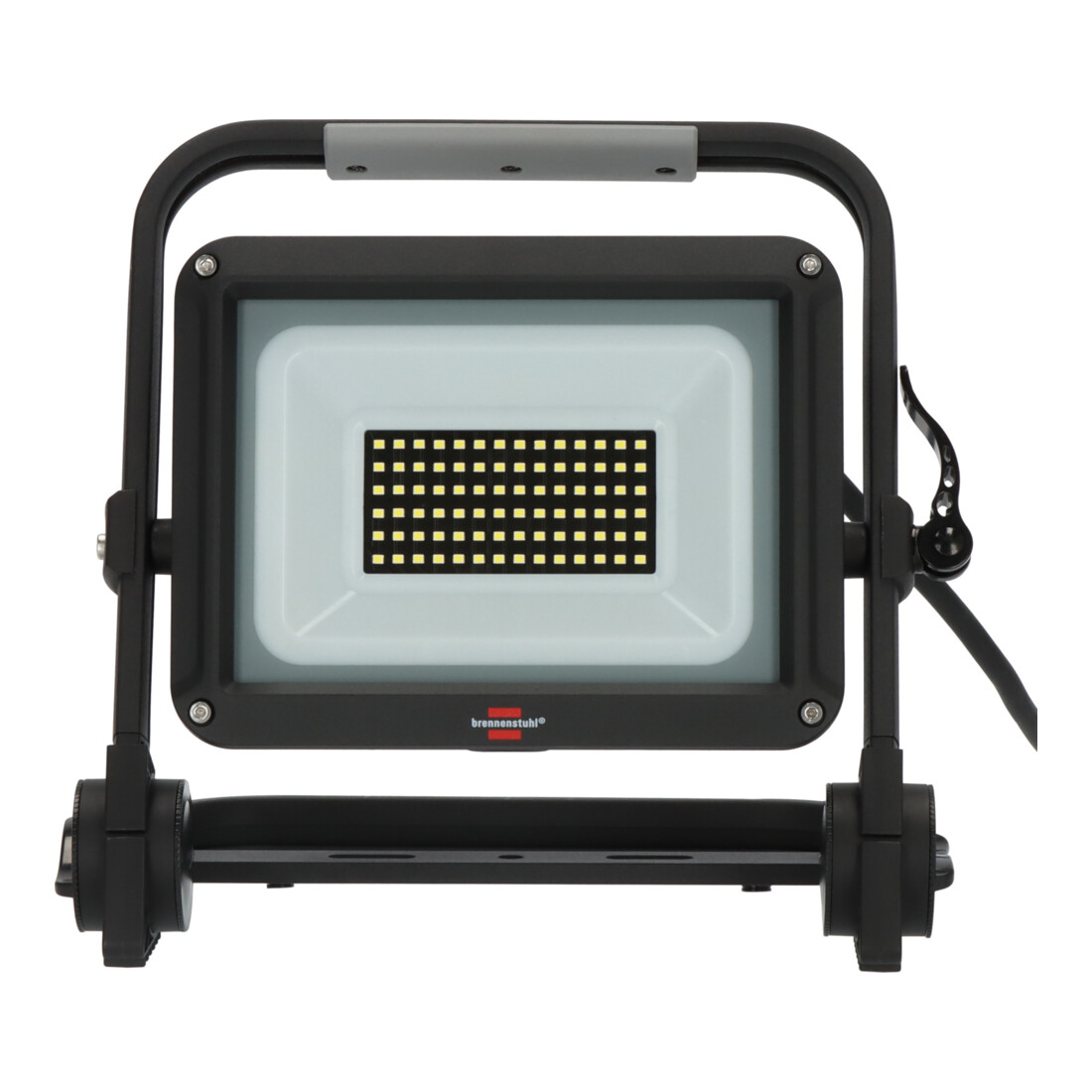 Brennenstuhl Mobiele LED Straler JARO 7060 M / LED-lamp 50W voor buiten (LED-buitenstrahler met 5m kabel, LED-schijnwerper 5800lm aluminium, dimbaar, IP65)