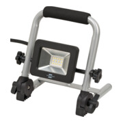 Brennenstuhl Mobile LED spot EL 750 M / LED construction spot 10W pour l'intérieur et l'extérieur IP65 (LED projecteur de travail 900lm avec 1,5m de câble H07RN-F 3G1,0 et cadre pliable, IK08)-1