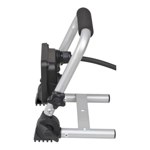 Brennenstuhl Mobile LED spot EL 750 M / LED construction spot 10W pour l'intérieur et l'extérieur IP65 (LED projecteur de travail 900lm avec 1,5m de câble H07RN-F 3G1,0 et cadre pliable, IK08)