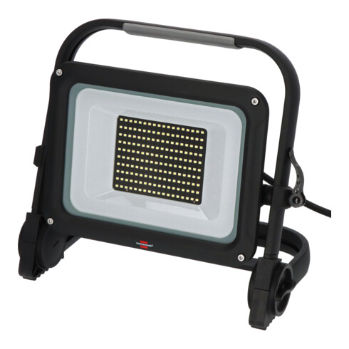 Brennenstuhl Mobiler LED Strahler JARO 14060 M / LED-Leuchte 100W für außen (LED-Außenstrahler mit 5m Kabel, LED-Fluter 11500lm aus Aluminium, dimmbar, IP65)