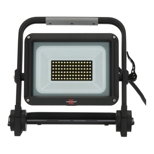 Brennenstuhl Mobiler LED Strahler JARO 7060 M / LED-Leuchte 50W für außen (LED-Außenstrahler mit 5m Kabel, LED-Fluter 5800lm aus Aluminium, dimmbar, IP65)