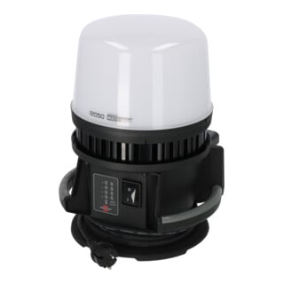 Brennenstuhl Multi Batterij LED 360° Hybride Bouwlamp 12050 MH (12000lm, IP54, LED werklamp compatibel met 18V batterijen van 7 fabrikanten, 5m RN kabel, zonder batterij, Engineered in Germany)