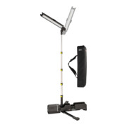 Brennenstuhl Multi Batterij LED Accu Telescoop Bouwlamp 6050 MA (7700lm, IP54, hoogteverstelbaar, compatibel met 18V batterijen van 7 verschillende fabrikanten, zonder batterij, Engineered in Germany)
