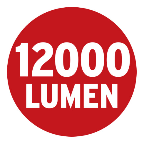 Brennenstuhl Professional Multi Battery LED 360° Hybrid Baustrahler 12050 MH, 12000lm, IP54