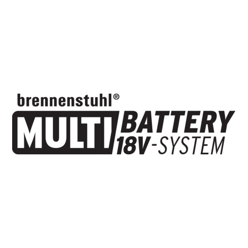 Brennenstuhl Multi Battery LED accu Spotlight 4000 MA / LED Bouwspots 40W compatibel met 18V accu van 5 verschillende fabrikanten