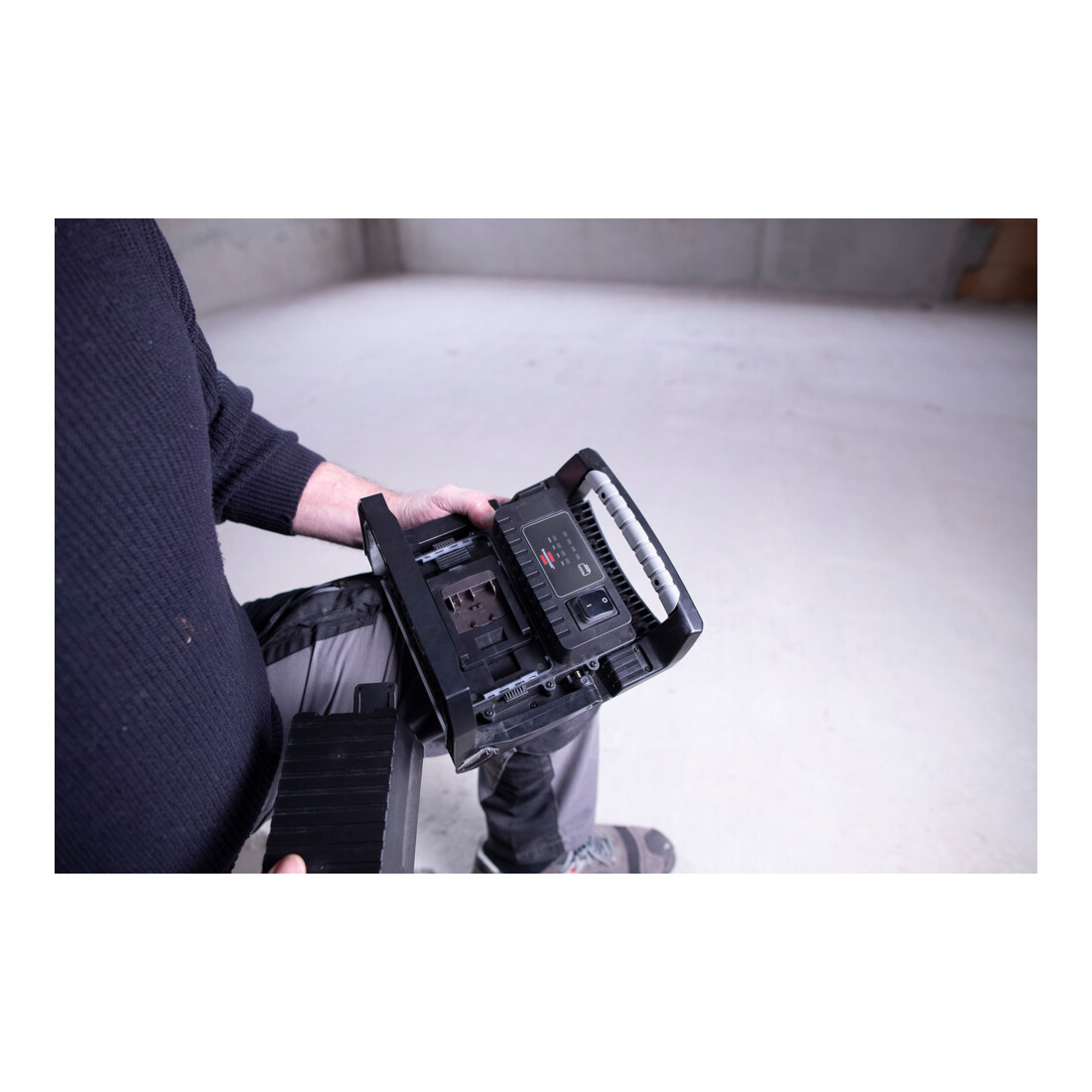 Brennenstuhl Professional Multi Battery LED Hybride Bouwlamp 6050 MH, 6200 lm, IP65