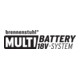 Brennenstuhl Multi Battery LED Hybrid Strahler 6050 MH / LED Baustrahler 60W kompatibel mit 18V Akkus 5-2