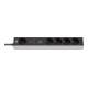 Brennenstuhl Multipresa a 5 vie con ricarica USB C Power Delivery, grigio/nero-1