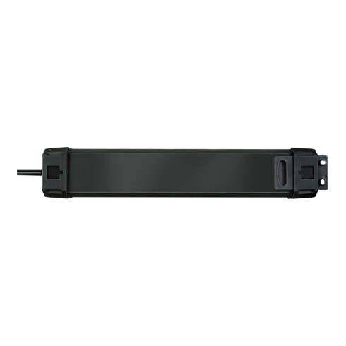 Brennenstuhl Multipresa Premium-Line a 6 vie, con protezione da sovratensione fino a 60000A, nera