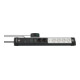 Brennenstuhl Multipresa Premium-Line Comfort Switch Plus a 6 vie, nero/grigio chiaro, 3m, H05VV-F 3G1,5 2 permanente, 4 bipolari-1