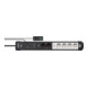 Brennenstuhl Multipresa Premium-Line Comfort Switch Plus a 6 vie, nero/grigio chiaro, 3m, H05VV-F 3G1,5 2 permanente, 4 bipolari-2