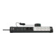 Brennenstuhl Multipresa Premium-Line Comfort Switch Plus a 6 vie, nero/grigio chiaro, 3m, H05VV-F 3G1,5 2 permanente, 4 bipolari-4
