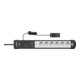 Brennenstuhl Multipresa Premium-Line Comfort Switch Plus a 6 vie, nero/grigio chiaro, 3m, H05VV-F 3G1,5-4