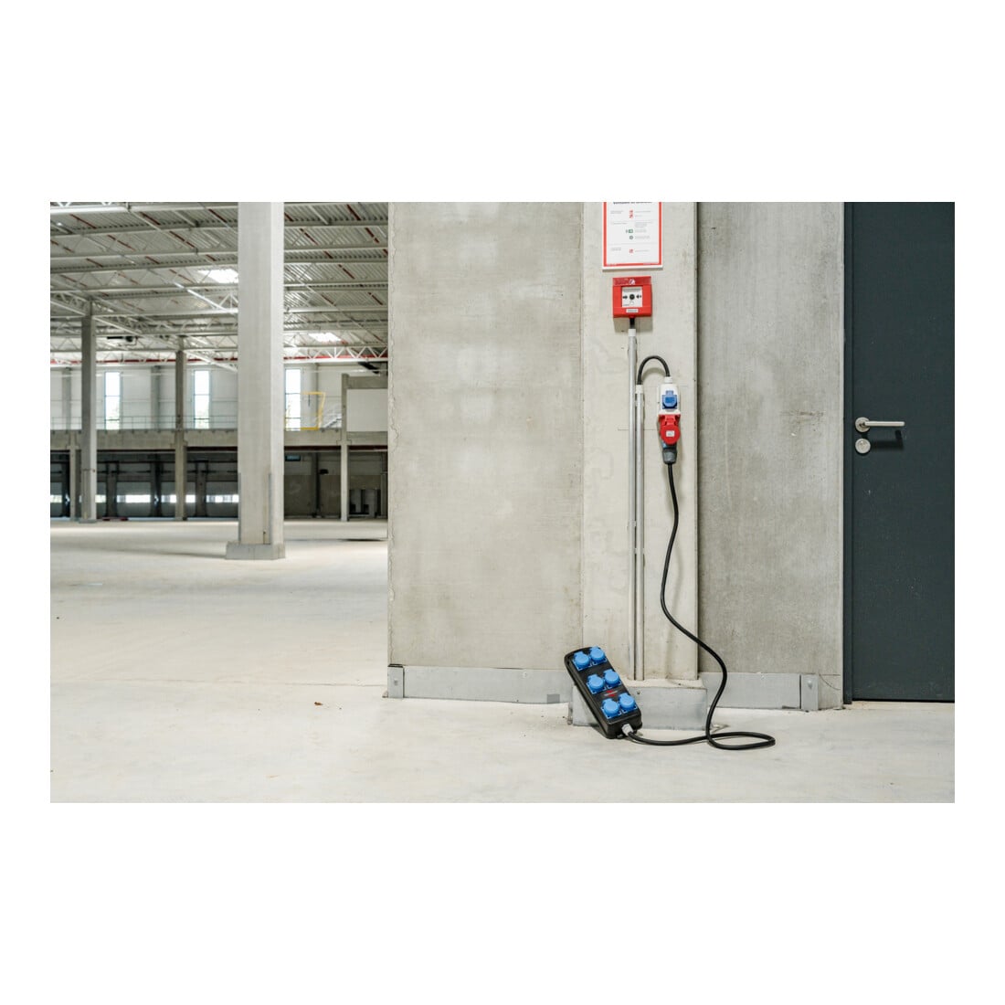 Brennenstuhl Portabler Stromverteiler BSV P 2m Kabel IP44