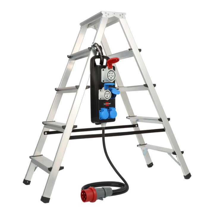 Brennenstuhl Portabler Stromverteiler BSV P 2m Kabel IP44 3x 230V/16A Steckdosen 1x CEE 230V/16A 1x CEE 400V/16A