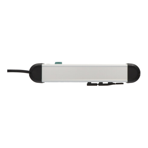 Brennenstuhl Premium-Alu-Line Steckdosenleiste 4-fach / Steckerleiste aus hochwertigem Aluminium
