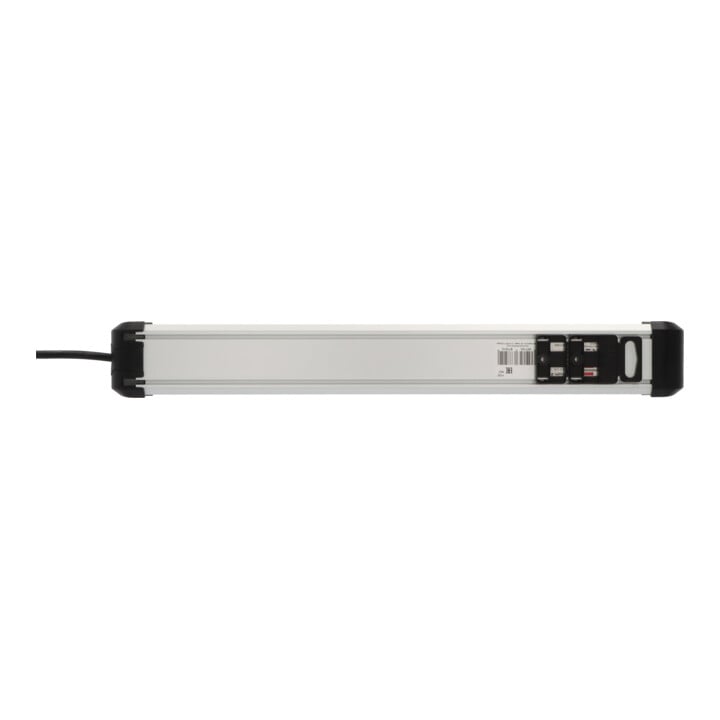 Brennenstuhl Premium-Alu-Line stekkerdoos 10-voudig / stekkerblok van hoogwaardig aluminium (stekkerdoos met schakelaar en 3m kabel, Made in Germany)