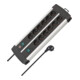 Brennenstuhl Premium-Alu-Line Technik stekkerdoos 12-voudig Duo zwart 3m H05VV-F 3G1.5 6-voudig schakelbare stekkerdozen