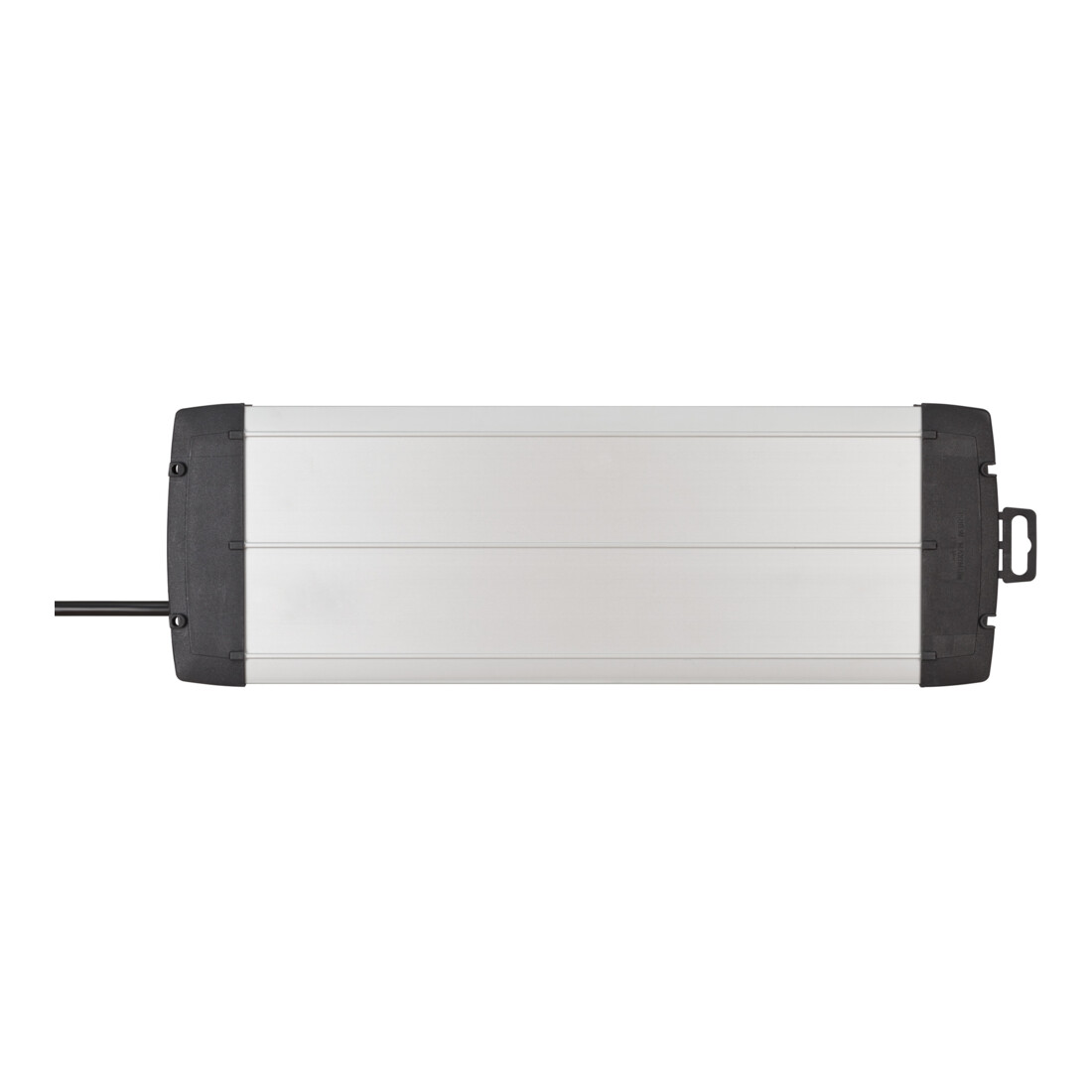 Brennenstuhl Premium-Alu-Line Technik stekkerdoos 12-voudig Duo zwart 3m H05VV-F 3G1.5 6-voudig schakelbare stekkerdozen
