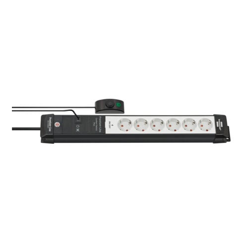 Brennenstuhl Premium-Line Comfort Switch Plus Steckdosenleiste 6-fach (1951560102)