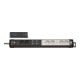 Brennenstuhl Premium-Line Funkschalt-Steckdosenleiste RC PL1 1001 6-fach schwarz/lichtgrau 3m H05VV-F 3G1,5-1
